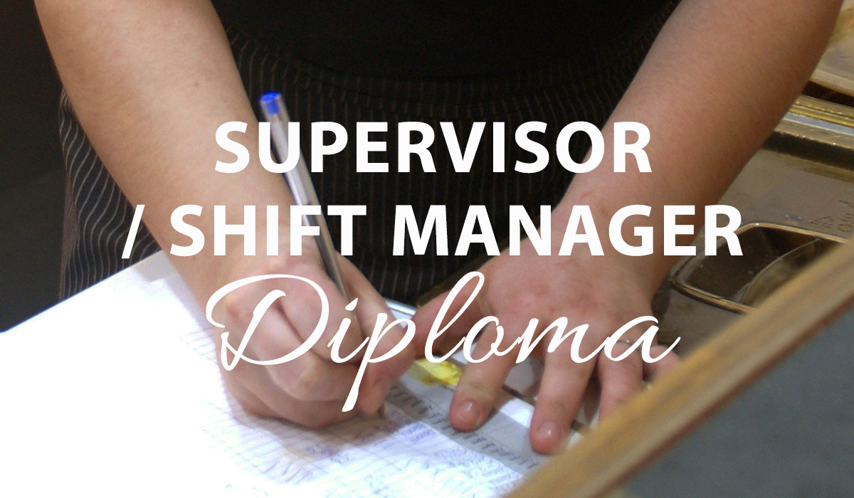 Supervisor Shift Manager Diploma